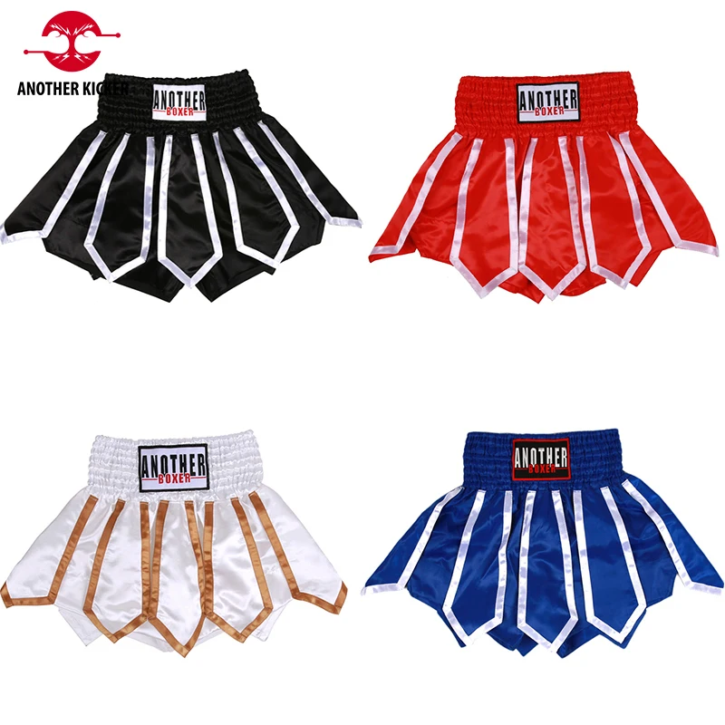 

Muay Thai Lotus Ribbon Bo Shorts Womens Mens Kids Fight Kickbo Short Pants Sport MMA Grappg Martial Arts Wear