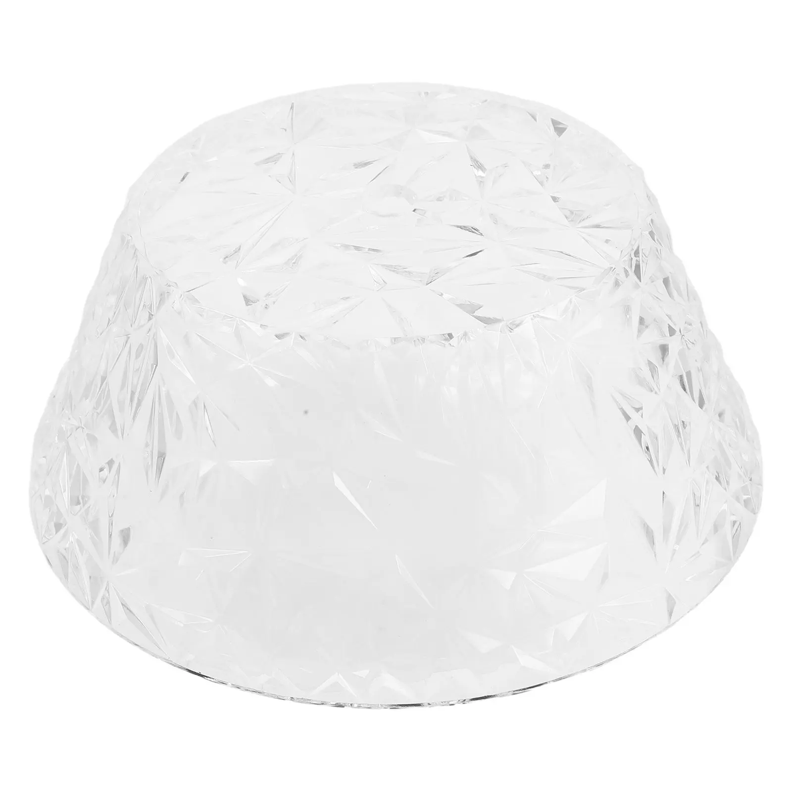 Acrylic Clear Lamp Shade 0.4 Hole Diameter Modern Lampshade Replacement for Table Floor Wall Pendant Lights Bathroom Vanity