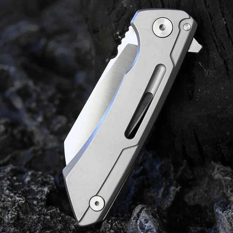 Sharp Folding Knife, EDC Pocket Knife, Self-Defense, Camping Multi-purpose Tactical Knife and Survival Knife, Cutting Knife