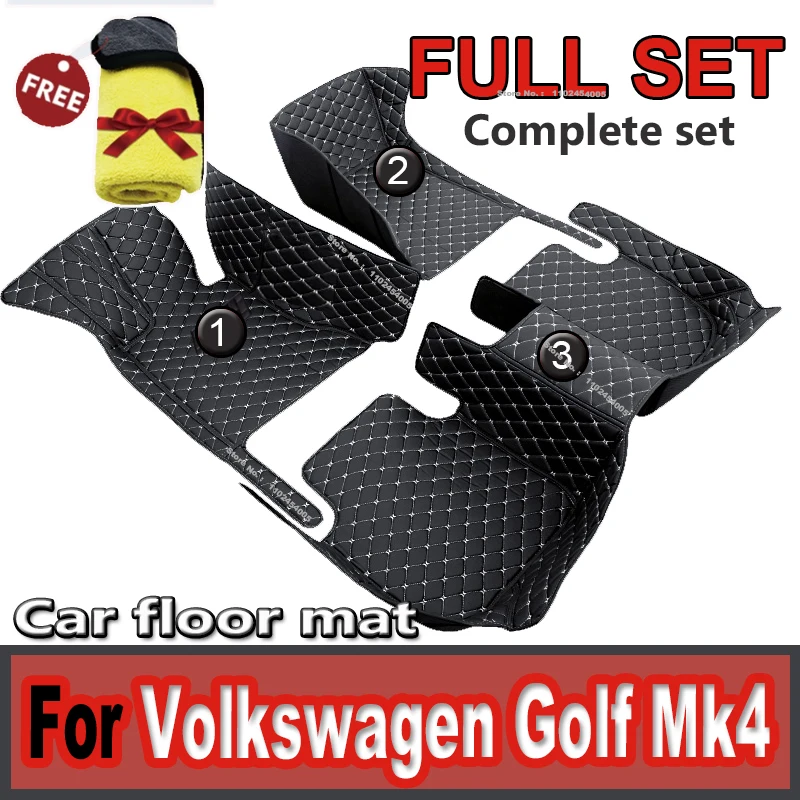 Car Trunk Floor Mat For VW Volkswagen Golf Mk4 1J TDI 1998~2006 Anti-dirt Pad Car Floor Mats Dedicated Interior Car Accessories