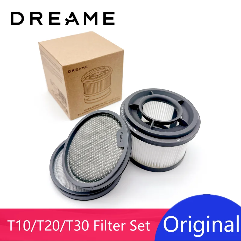 Dreame-Kit de filtro de esponja para aspiradora de mano, piezas de repuesto originales para T10, T20, T30 Neo, novedad