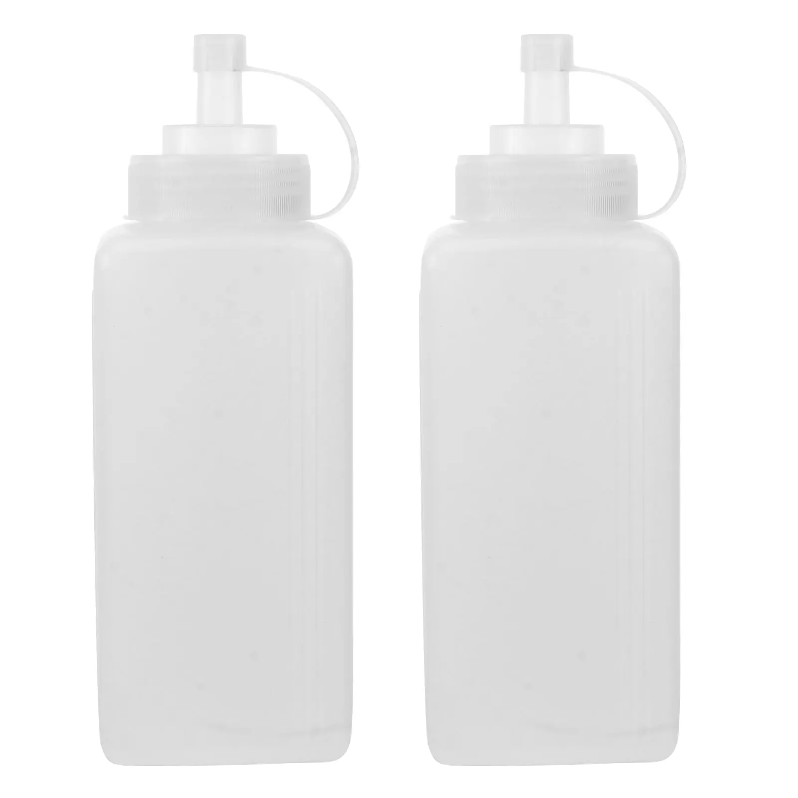 

2Pcs Squeeze Bottles 14 1MM Large Diameter for Salad Dressing Tomato Sauce Jam Proof Leak Proof Kitchen Gadgets Home