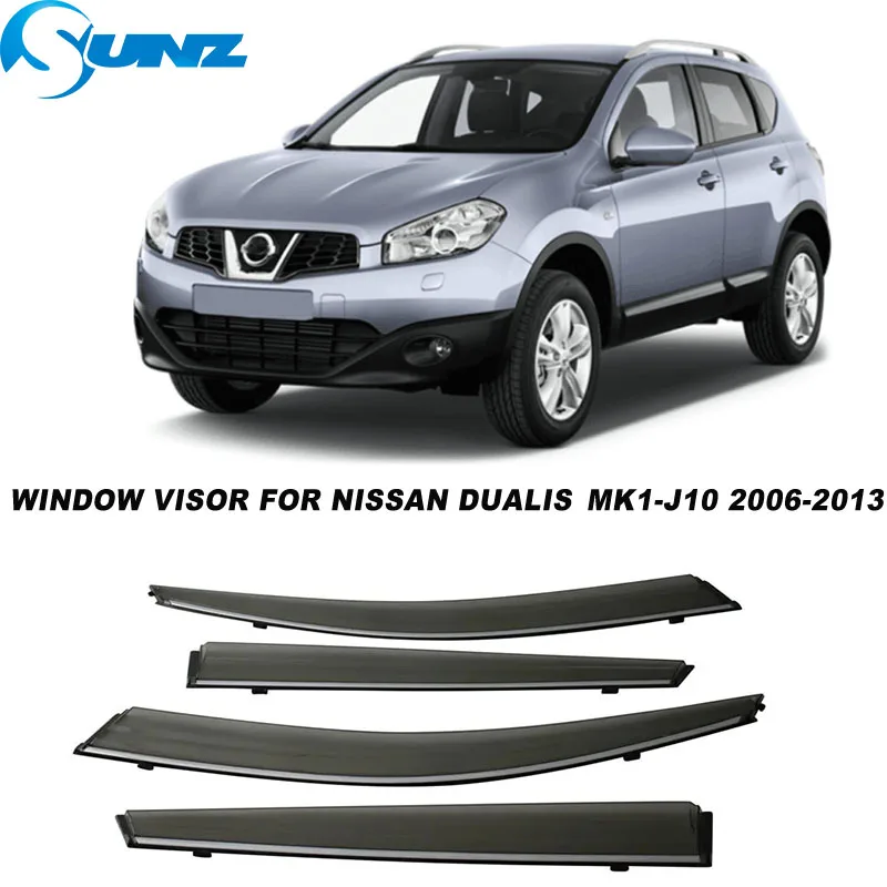 

Window Visor For Nissan Dualis MK1-J10 2006 2007 2008 2009 2010 2011 2012 2013 Weathershield Sun Rain Guard Car Window Deflector