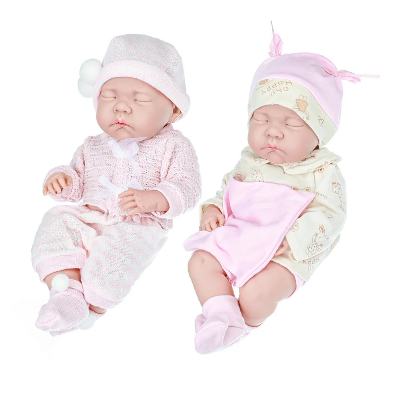 Loulou Can Open Mouth Reborn Doll Baby Full Body Soft Silicone Bebe Doll Boy And Girl For Choose