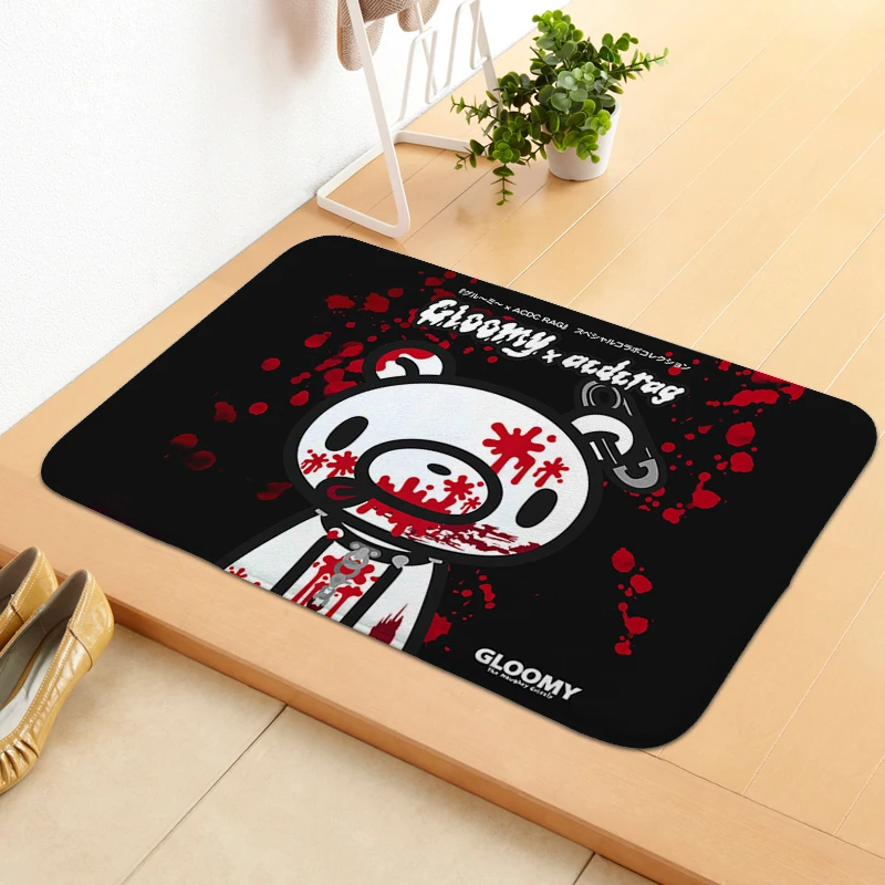 Foot Mat Non Slip G-Gloomy Bear Carpet for Bedroom House Entrance Mat Bathroom Rug Modern Home Decoration Entrance Door Doormat