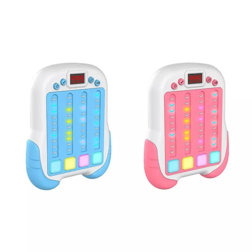 Musical Rhythm Electronic Board Game Kids Toys Lighting Music Quick Push Button Table Game Machine Montessori Pockets Travel Toy