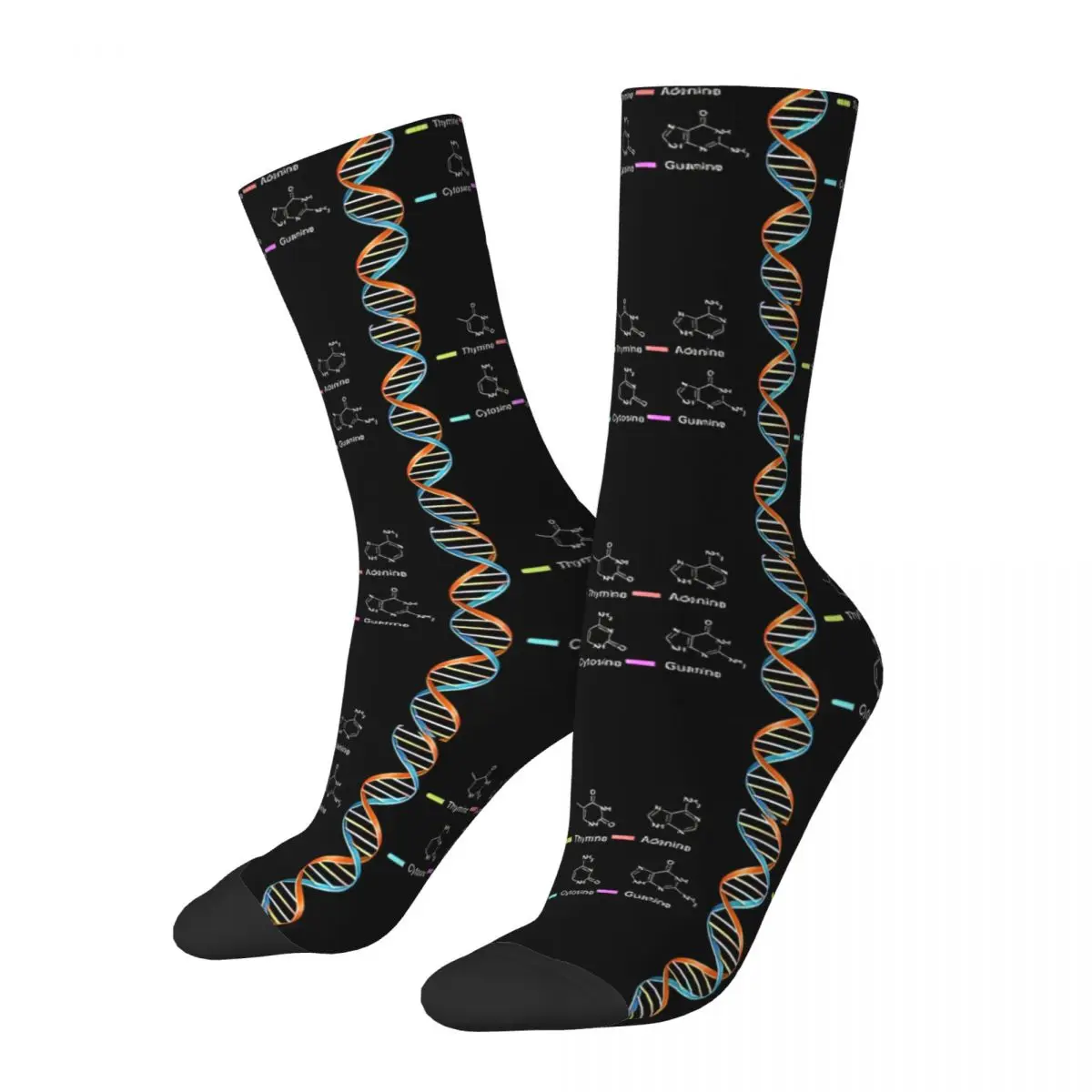 

Nerdy Deoxyribonucleic Acid Freemason Shower Socks Shopping 3D Print Boy Girls Mid-calf Sock