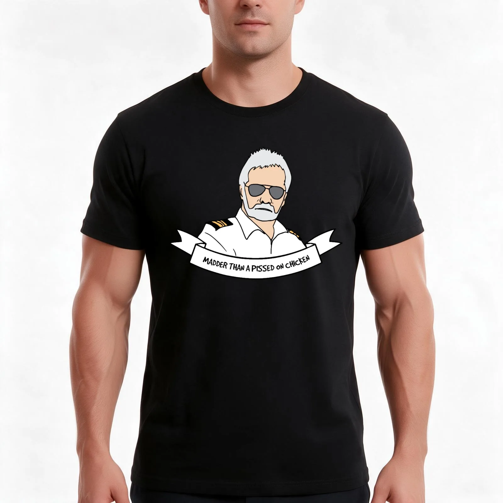 Below Deck T-Shirt, Summer Casual Cotton Tee, Oversized Streetwear Tops, Vintage Graphic Print, Loose Fit Short Sleeve