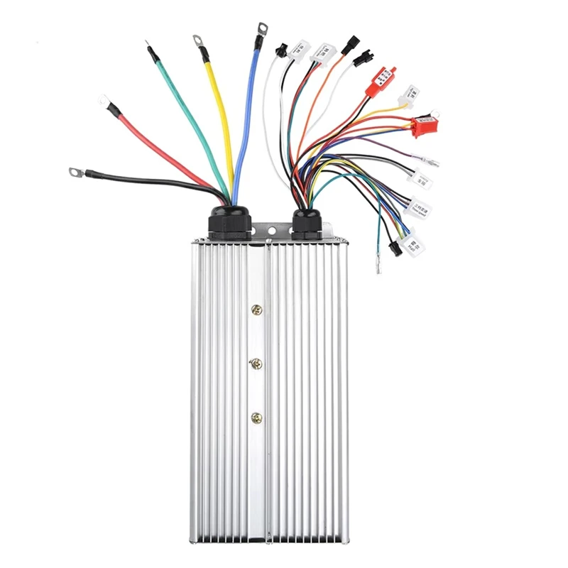 ◉48V/60V/72V/84V 5000W Double Row 24 Tube Intelligent Brushless Controller for BLDC Motor/Electric Bike/Ebike/Tricycle