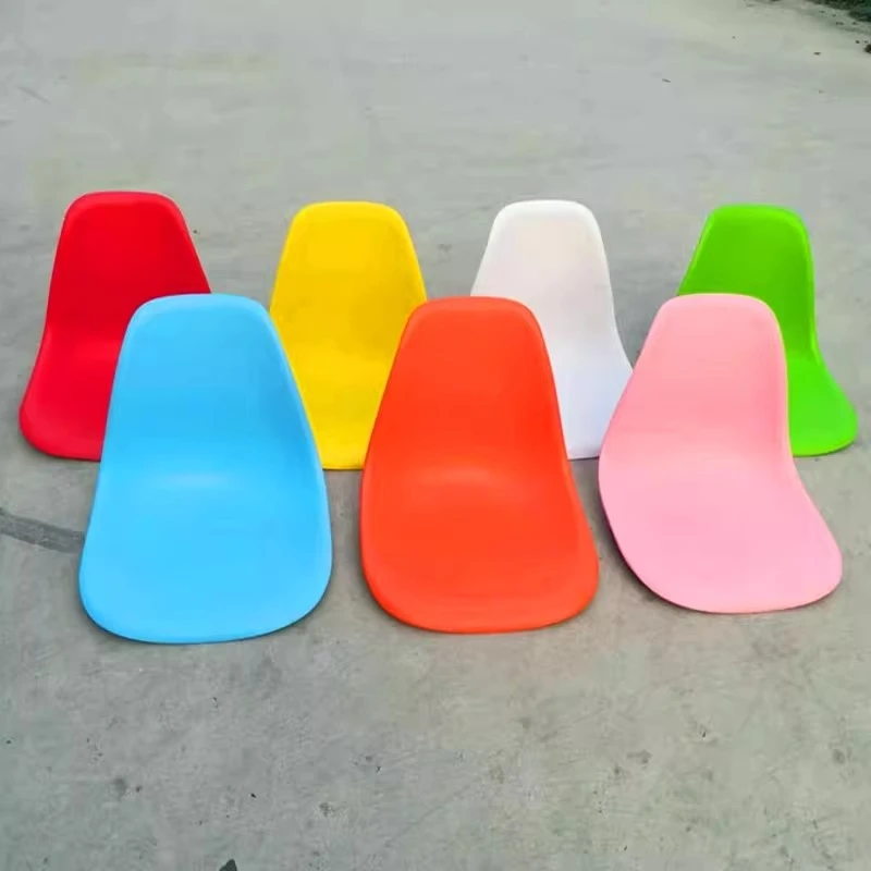 Transparent display chair, plastic chair step chair, large supermarket chair