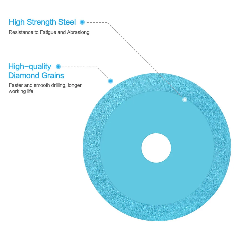 60mm Cutting Disc Diamond Saw Blade Wheel For Angle Grinder Tiles Glass Cutting Special Polishing Cutting Blade Brazing