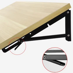 Aço inoxidável Suporte Dobrável, Prateleira de Mesa para Motorhome e Caravana, Heavy Duty, Suporte Mesa, Acessórios Do Carro, Campervan