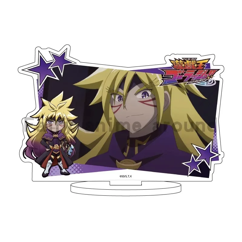 Anime Yu-Gi-Oh! VAI RUSH! Action Figure Doll YuGiOh Yudias Velgear Oudou Yuuhi Yuamu Acrilico Modello di Supporto Piastra Cosplay Giocattolo Regalo