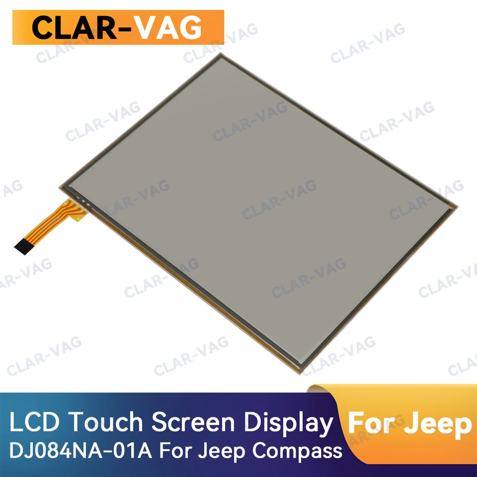 Hight Quality DJ084NA-01A 8.4 Inch Glass Touch Screen Panel For Jeep Grand Dodge Cherokee Compass Car DVD Radio LCD Digitizer