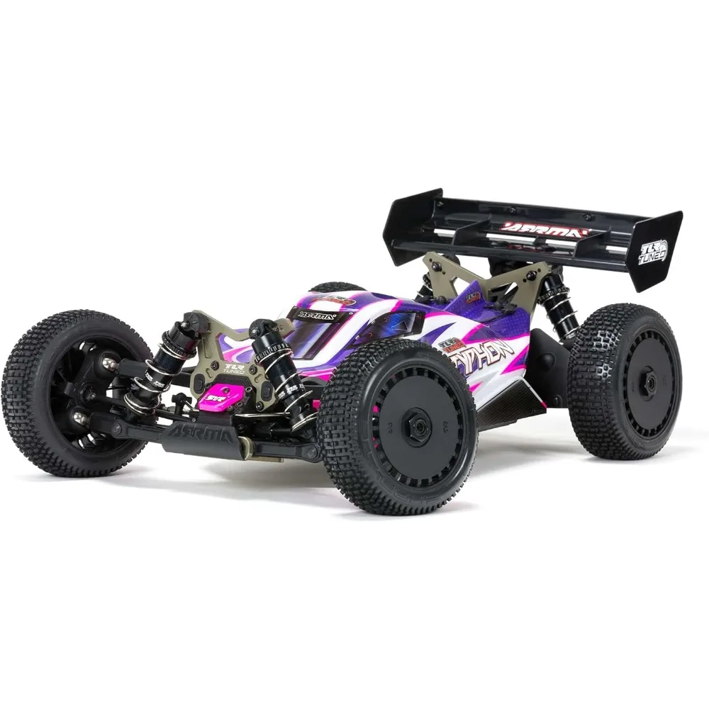 

RC Car 1/8 TLR Tuned Typhon 4WD Roller Buggy, Pink/Purple, ARA8306