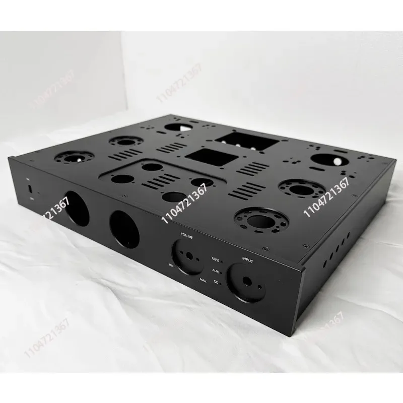（New）Aluminum Alloy Push-Pull Audio Chassis High Fever Front Stage Power Supply Box Custom DIY Amplifier Case