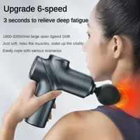 New Fascia Gun Portable Electric Massager Neck Waist Legs Arm Fitness Professional Relaxation Muscle Massage Machine Home Use