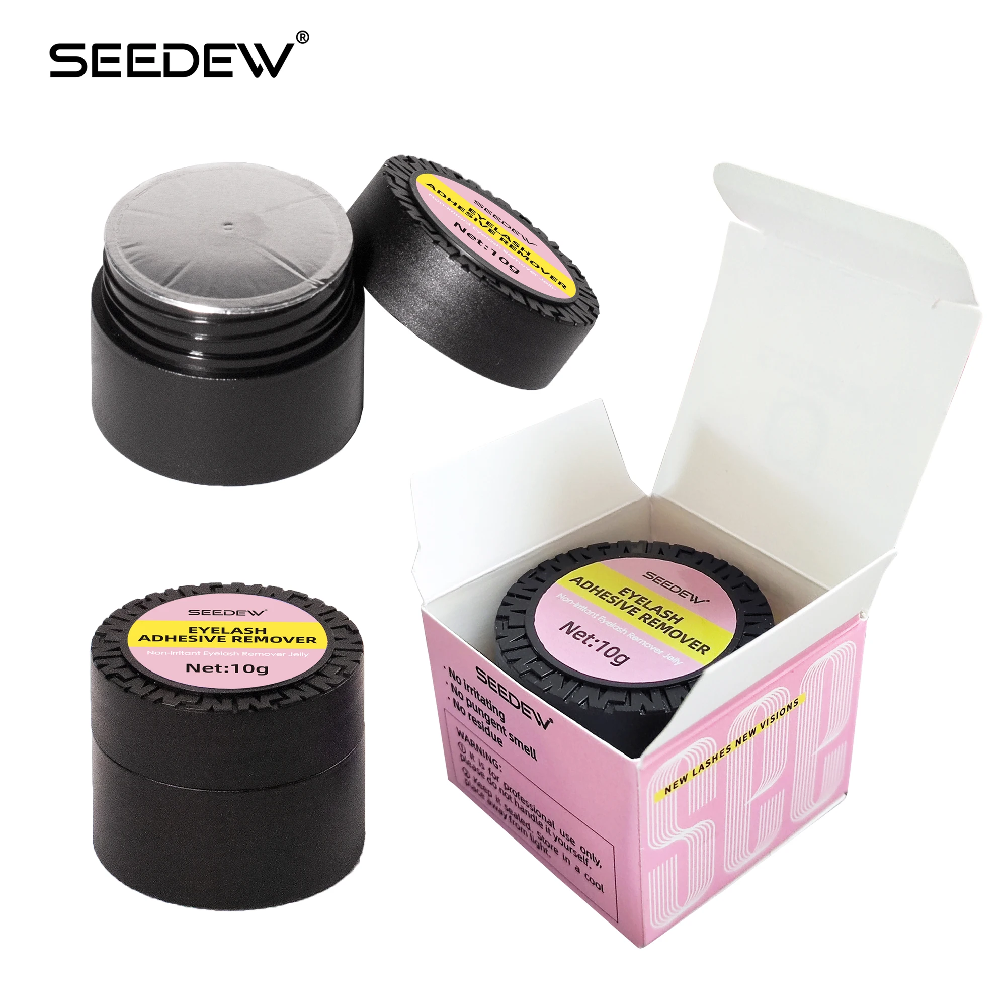 SEEDEW Professional False Eyelash Glue Remover Lash Extensions Tool Cream 10g Fragrancy Smell Glue Remover Jelly