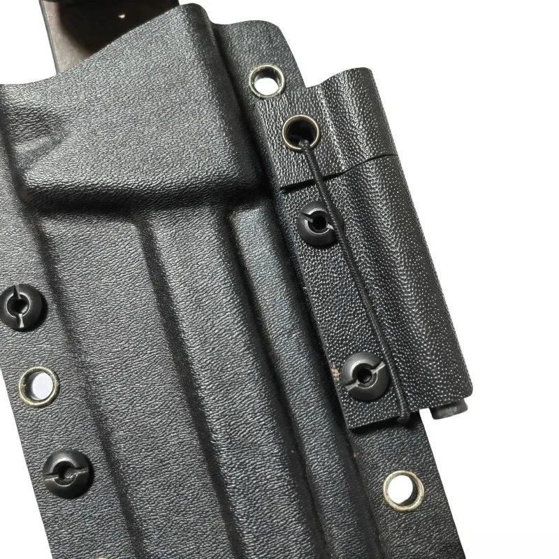 مشبك ملحق غمد K-Starter Fire Starter - أداة قضيب مغنيسيوم متعددة الوظائف، معدات حمل خارجية مصنوعة يدويًا للتخييم #6