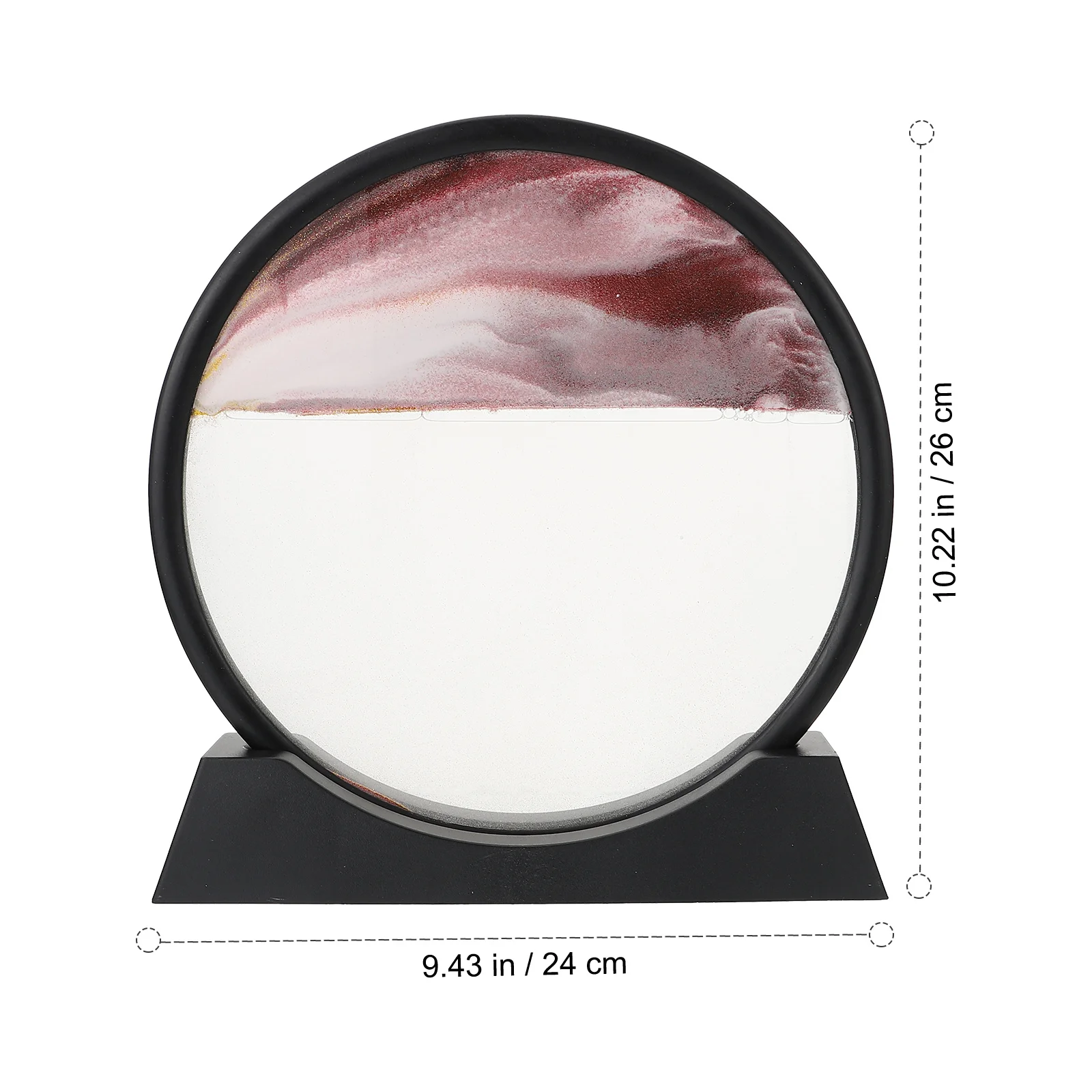 1 قطعة الرمال المتحركة اللوحة ثلاثية الأبعاد الرمال الفن حلية ديكور المنزل سطح المكتب غرفة المعيشة الديكور طاولة مكتبية الزينة صورة الرمل المتحركة #4