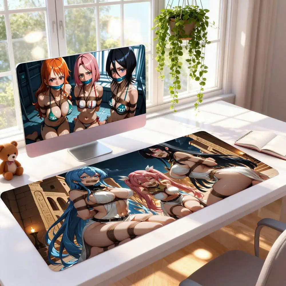 

Аниме Хентай милый коврик для мыши для девочек резиновый компьютерный ноутбук официальная игра супер цветной принт эстетический красивый модный роскошный коврик
