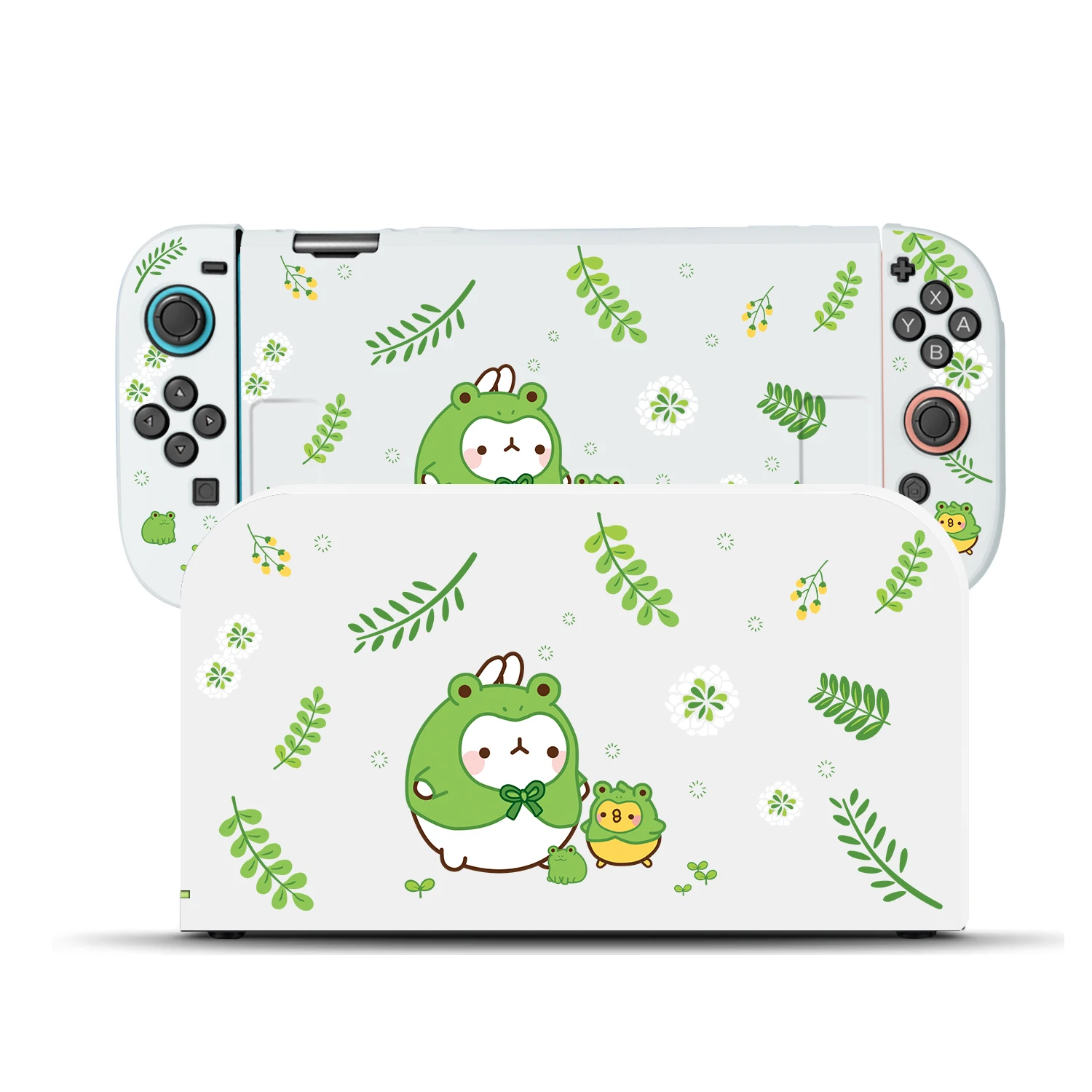 Étui pour Nintendo Switch 2, coque de protection Dockable, Kawaii, confortable, mignon grenouille, TPU Switch 2, accessoires de contrôleur JoyCon