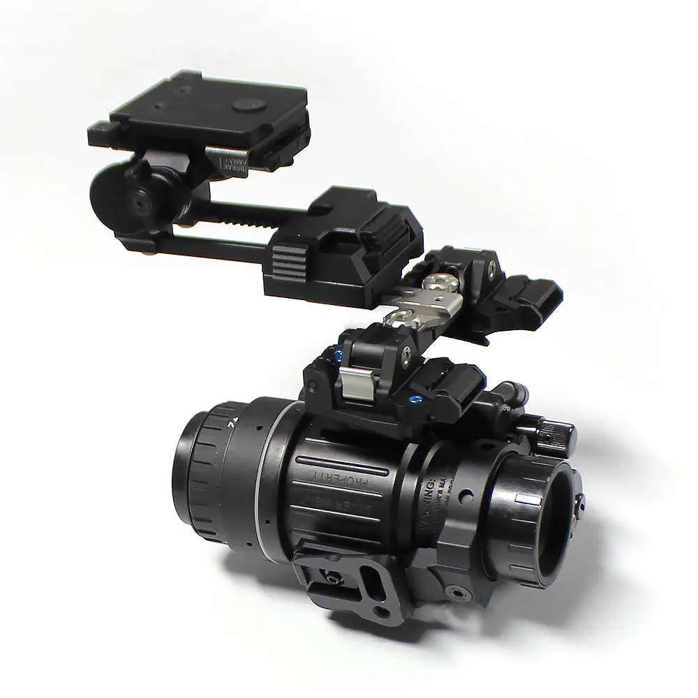 Tactical NVG Mount Obverse Shoe Set Dovetail PVS14 Arms Fit Kvc Universal Bridge Adapter Monocular or Binocular NVG Bracket view 3