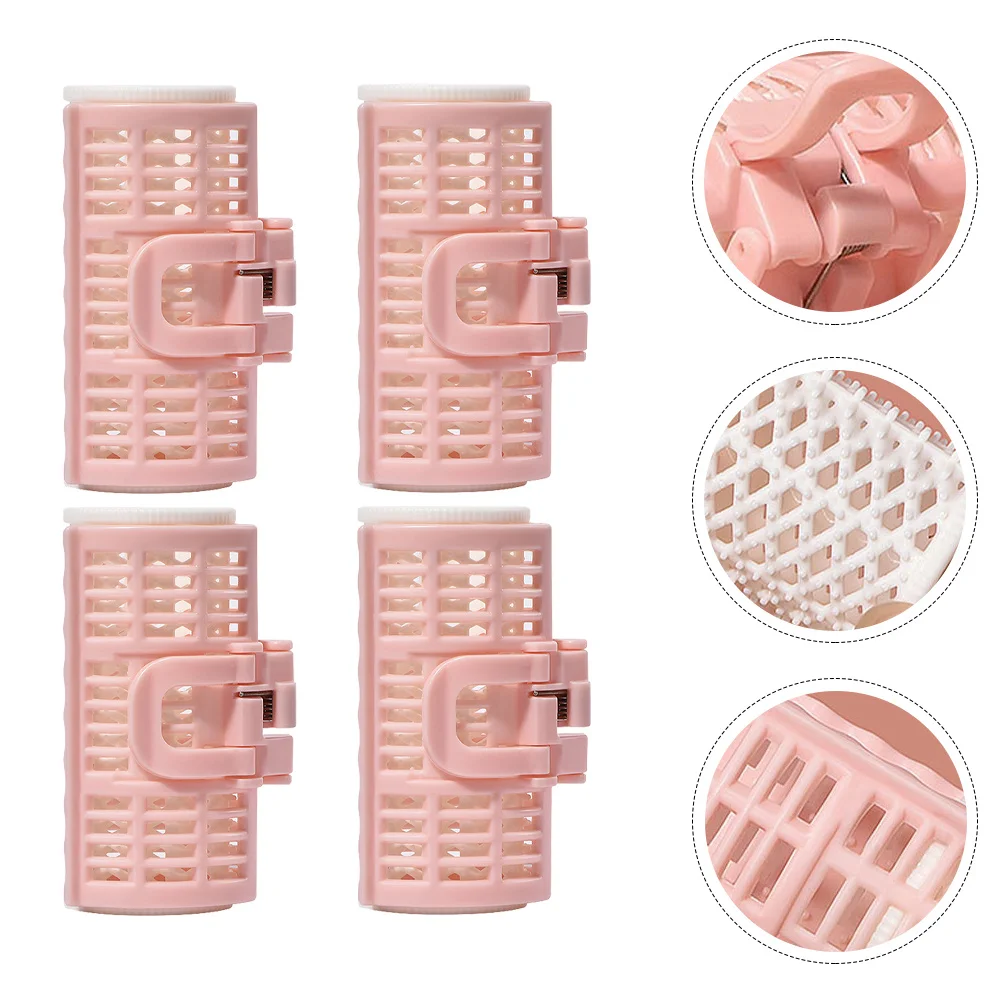 

4Pcs Hair Roller Clip Creative Curlers DIY Women Hairstyle Tools Safe Easy Use Bang Roller Hairdressing Curler