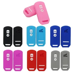 Silicone Key Case For Honda For PCX 150 For X-ADV SH125 Scoopy SH300 For 125 300 2016-2018 2 Buttons Motor Scooter