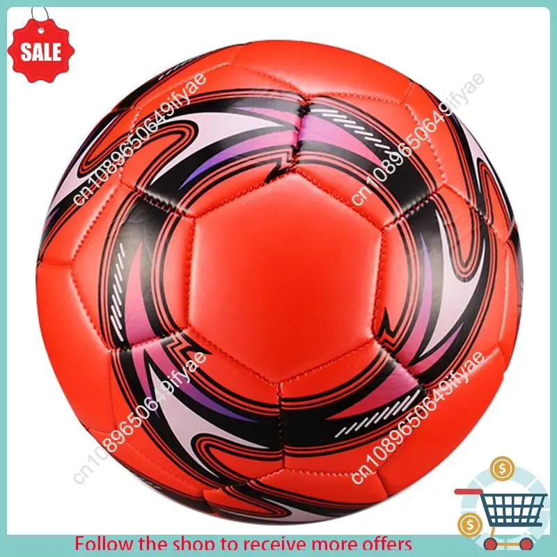 Y67A-10X Balón de fútbol profesional Tamaño 5 Entrenamiento de fútbol oficial Balón de fútbol Competición Fútbol al aire libre Rojo