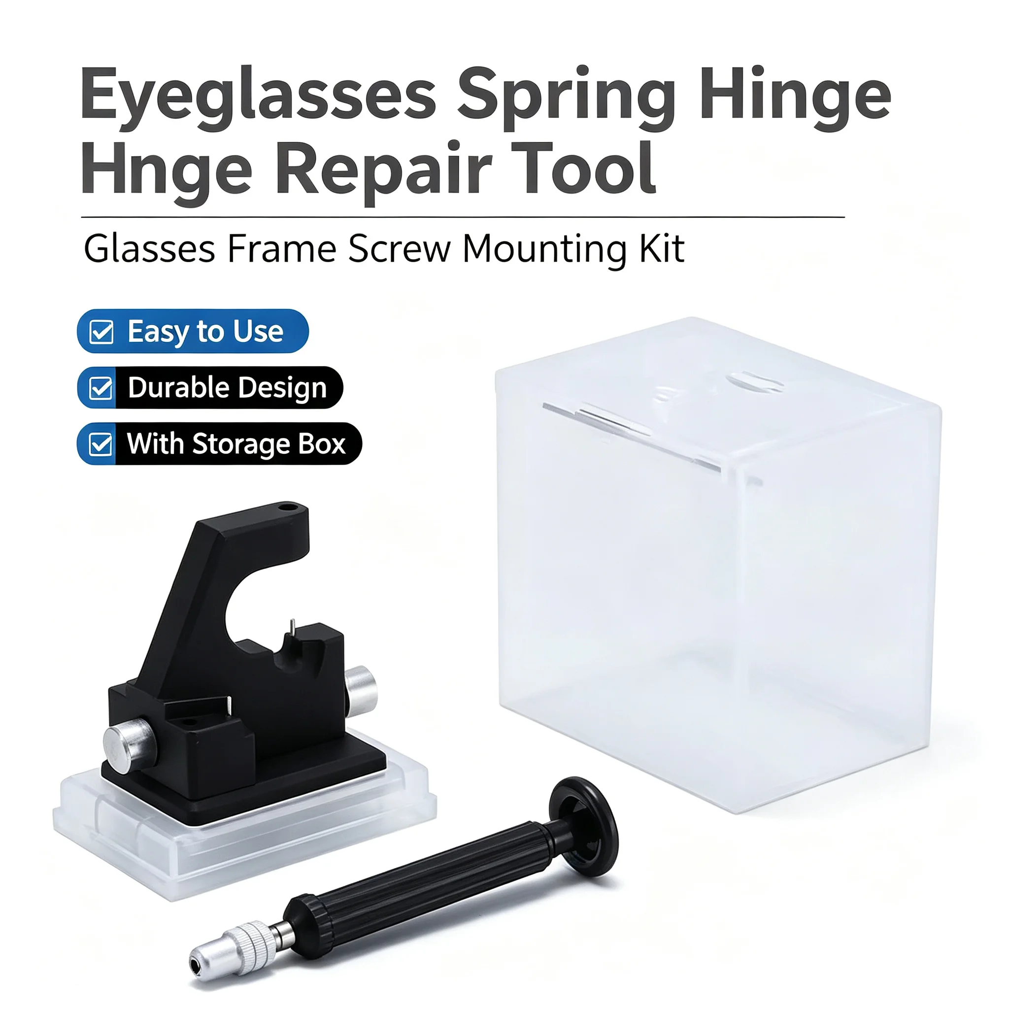 Eyeglasses  Tool Screw Install Tool Spring Hinge Assembly Eyewear Tool by dhoptical