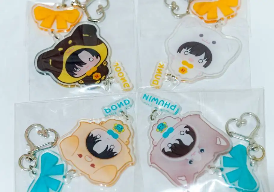 

Pre-sale Fan-made Gmmtv Thai Star Pondphuwin Thai TV We Are Fish Upon The Sky Joong Dunk Keychain