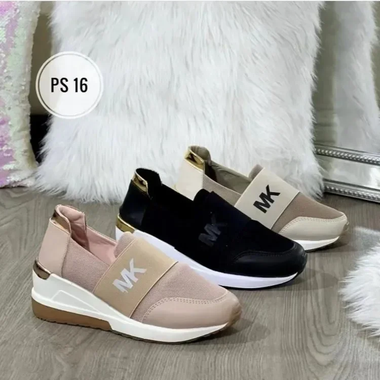 Tenis Feminino 2024 Summer Wedge Platform Tennis Shoes for Women Gym Sports Sneakeas Basket Femme Walking Shoes Plus Size 35-43