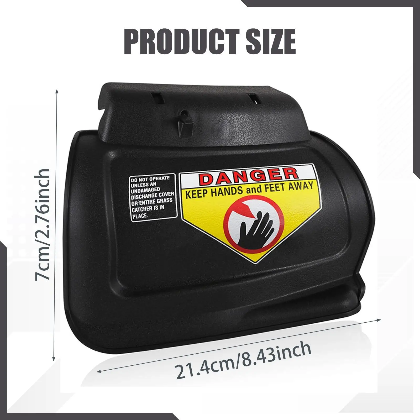 Zawiasowy wtyk mulujący 68702516 Łatwy w montażu Część zamienna do konserwacji 687-02516 Część do kosiarki Nakładka kosiarki