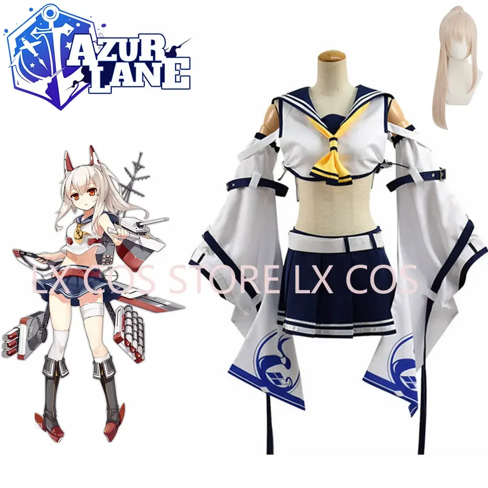 

Unisex Anime Cos Azur Lane IJN Ayanami Cosplay Costumes Outfit Halloween Christmas Uniform Suits