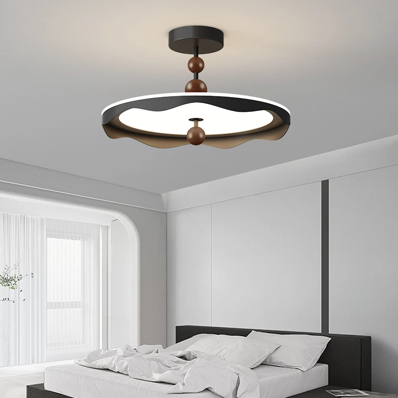 

Modern LED Chandelier New Creative Bedroom Ceiling Lamp Circular Design Eye Protection Study Living Room Indoor Lighting Fixture