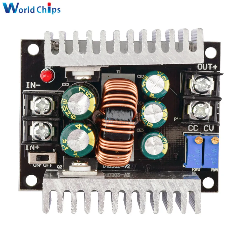 DC-DC Buck Converter Step Down Module 300W 20A Constant Current LED Driver Power Step Down Voltage Module Electrolytic Capacitor