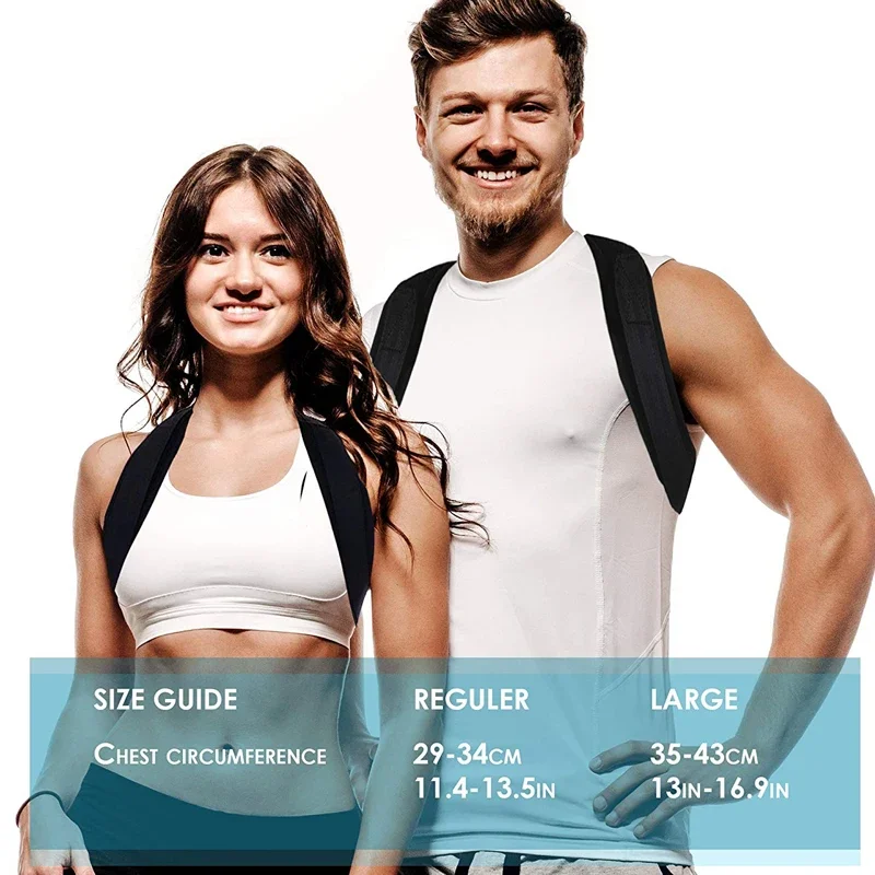 Back Posture Corrector Shoulder Lumbar Brace Spine Support Belt Adjustable Adult Corset Relieve Pain Posture StrapsBody Health - view 6