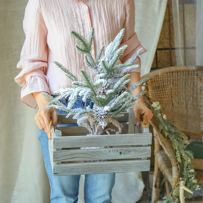 45/60/80CM Christmas Decoration PE Reusable Christmas Trees 2022 New Year Decor Navidad Green High Quality Christmas Tree