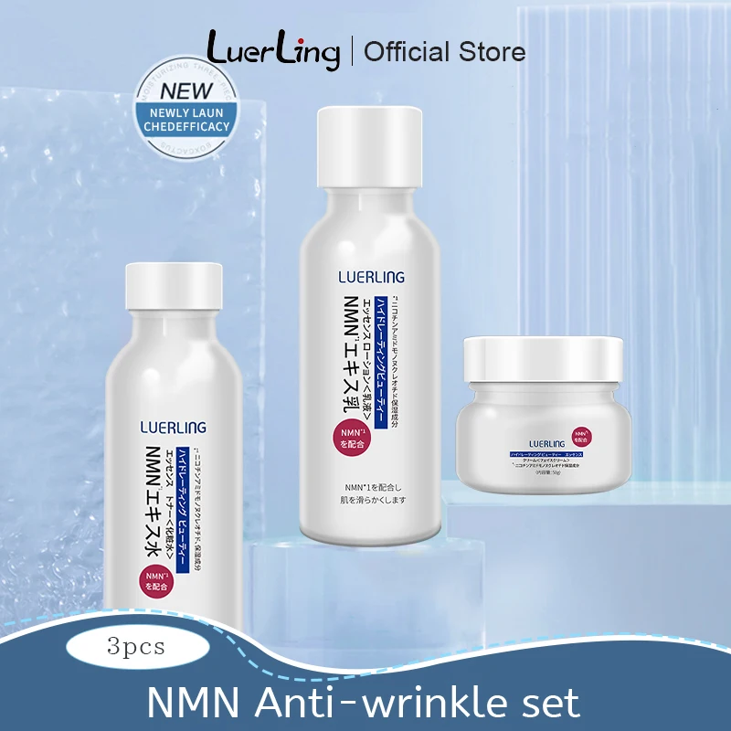 

NMN Set is formulated to be gentle ,LUERLING Easily fix the fine lines, enhance skin's self-care power, replenish the collagen
