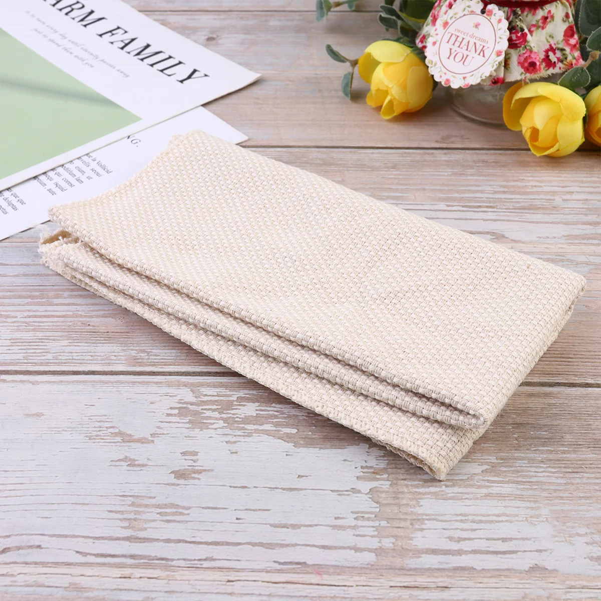 

3pcs Fabrics Diy Kits Durable Cloth Sealed Edges 36X36Cm For Woman Cloth Materials Fabrics Embroidery Handmade Woman Embroidery