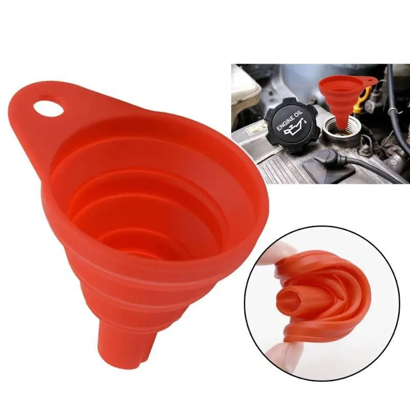 Engine Refueling Funnel with Filter Oil Gasoline Container for Car Motorcycle Truck Extension Pipe Oil Funnel Moto Accessories