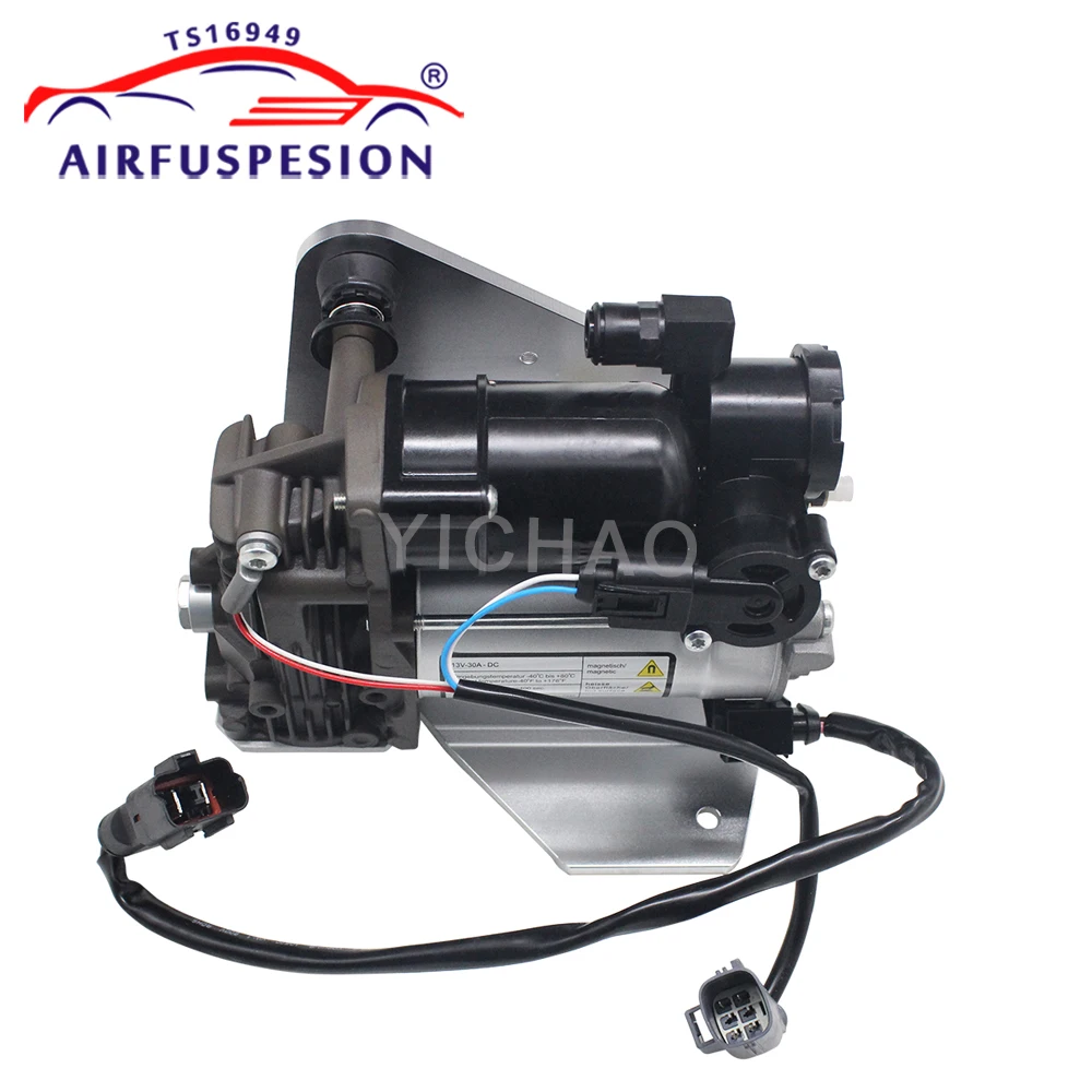 For Land Rover LR3 LR4 Discovery 3&4 Range Rover Sport 2009-2016 Air Suspension Compressor Pump With Bracket LR061888 LR045444