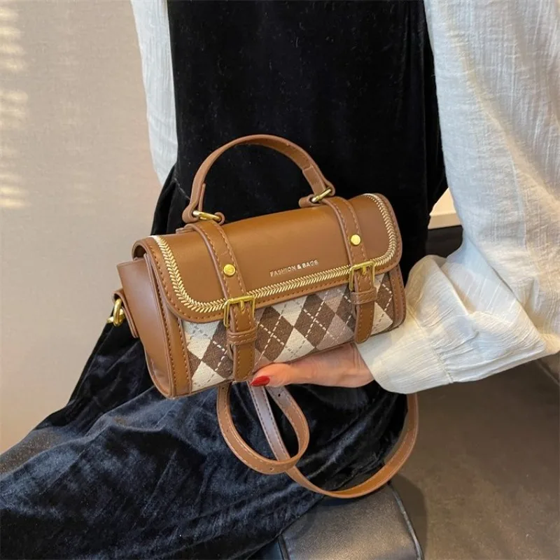 

Versatile Women Messenger Bag Leather Crossbody Shoulder Handbag Ladies Tote Luxury Brand Famous Designer Classic Elegant