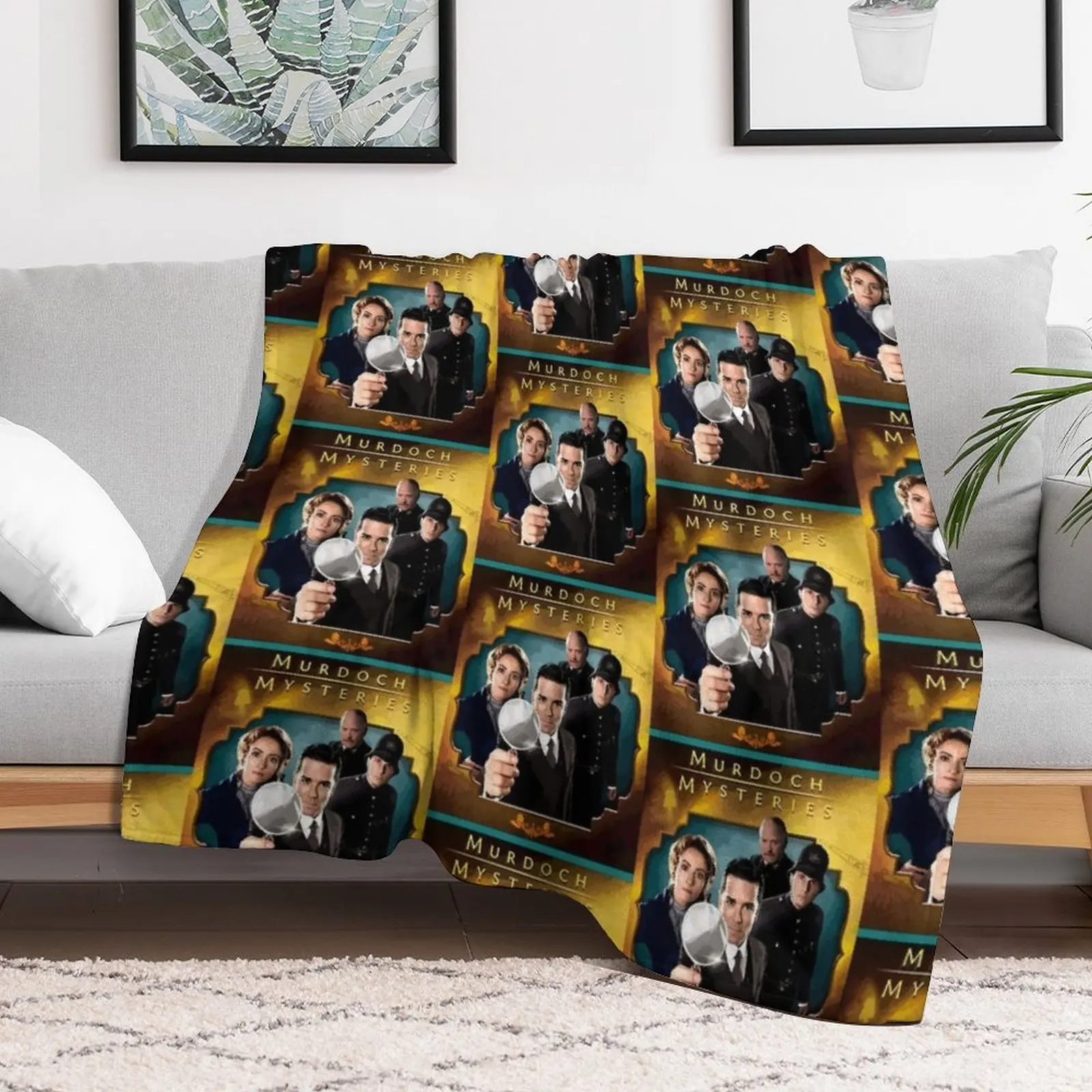 Birthday Girl Murdoch Limited Edition Mysteries Vintage Style Throw Blanket Extra Large Throw Blankets For Sofas Plaid Blankets