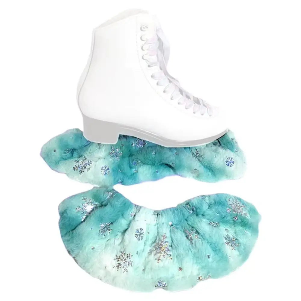 

Soft Protector Ice Skate Shoes Covers Hockey Skates Breathable Skate Shoes Protector Comfortable Plush Case Flannel Skate Guards