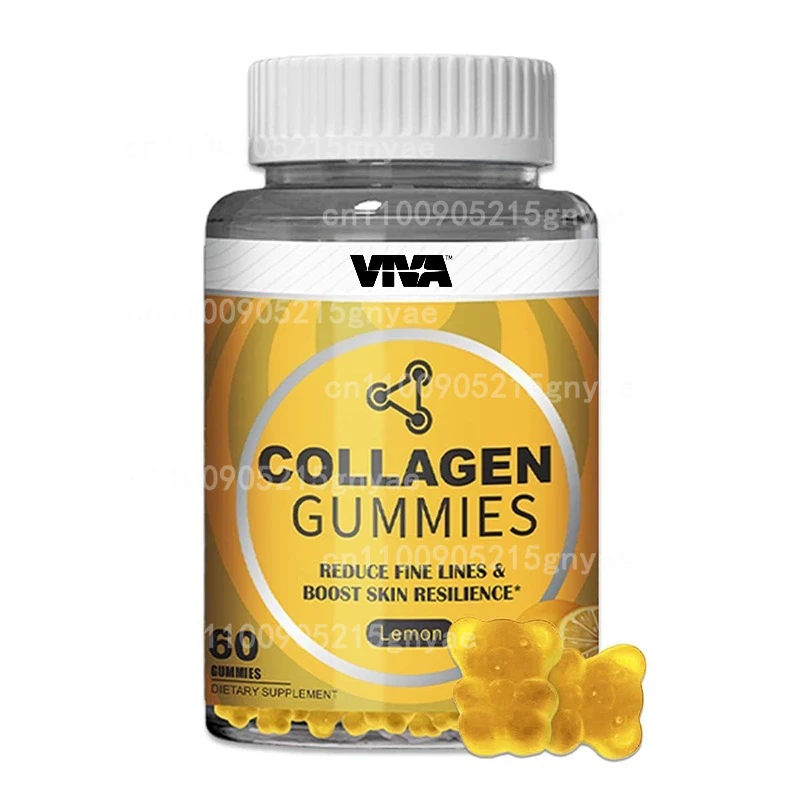 

Women's Collagen Peptide Gummies Contain Biotin, Suitable for Hair, Skin, Nails, Bone Health, and Joint Support, Non GMO