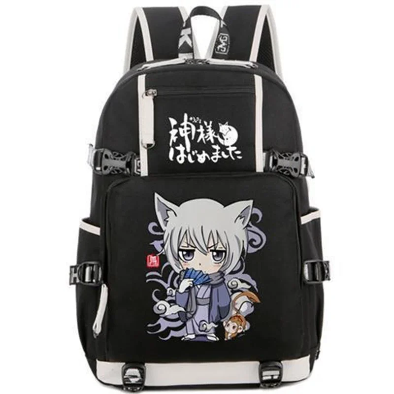 Breathable mesh, Black Blue Grey Pink Red, Kamisama Love, Kamisama hajimemashita, School Bags, Anime Backpacks Girls Boys