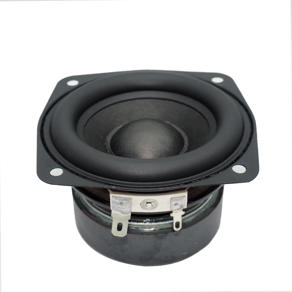 1 pz 78 MILLIMETRI 4 Ohm 15 W Subwoofer Altoparlante 3 Pollici Tappo Convesso Bass Quadrato Woofer FAI DA TE Scaffale Altoparlanti Hifi Home Sound