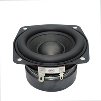 1pcs 78MM 4 Ohm 15W Subwoofer Speaker 3 Inch Convex Cap Bass Square Woofer DIY Bookshelf Speakers Hifi Home Sound Theater